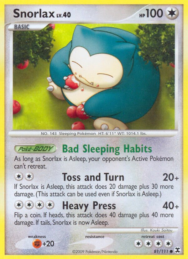 Snorlax - 81/111 - Common