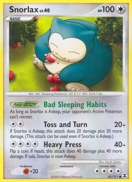 Snorlax - 81/111 - Common