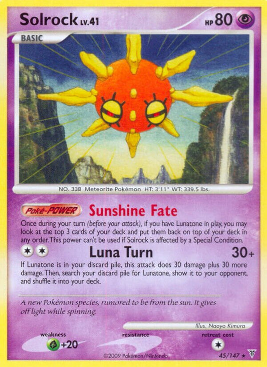 Solrock - 45/147 - Rare