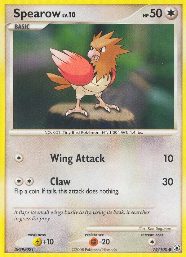 Spearow - 74/100 - Common