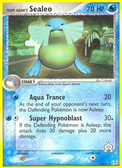 Team Aqua's Sealeo - 16/95 - Rare