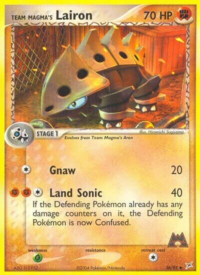 Team Magma's Lairon - 36/95 - Uncommon