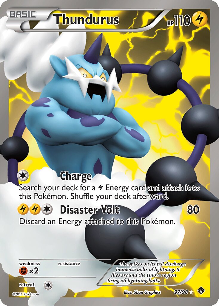 Thundurus - 97/98 - Rare Ultra