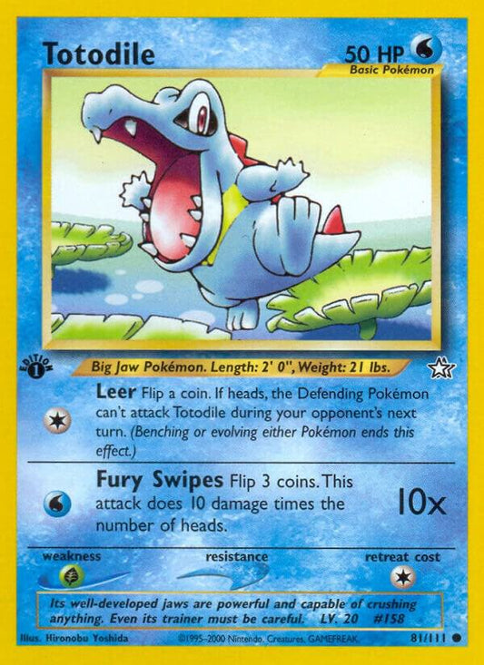 Totodile - 81/111 - Unlimited Common