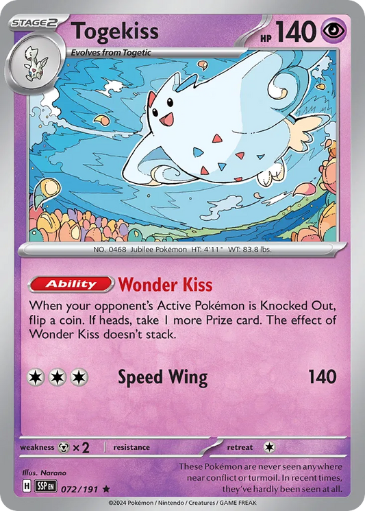 Togekiss - 072/191 - Rare