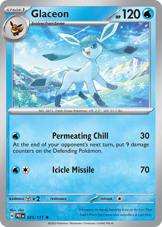 Glaceon - 025/131 - Rare
