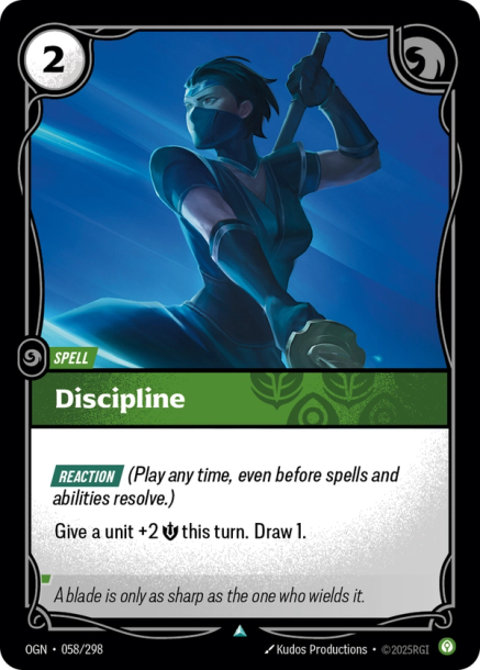 DISCIPLINE - OGN-058/298