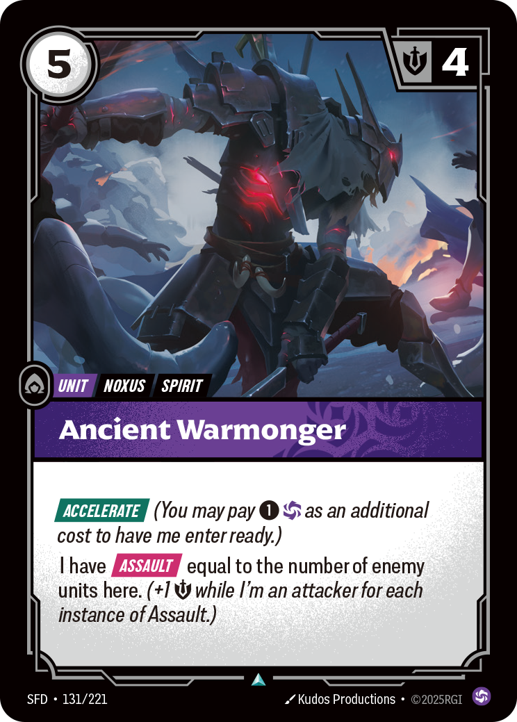 Ancient Warmonger - 131/221