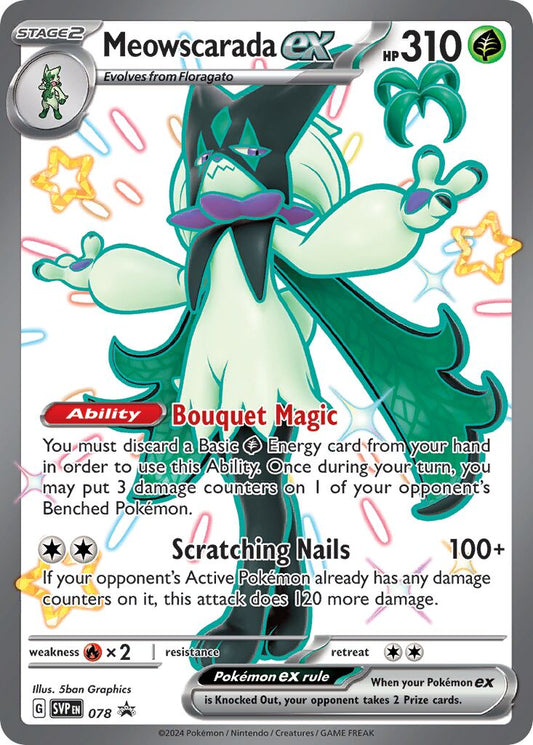 Meowscarada ex - 078 - Promo