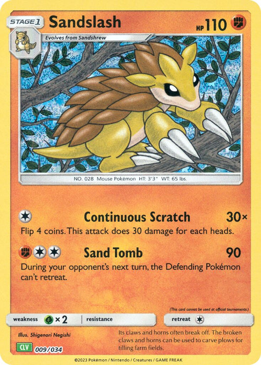 Sandslash - 009/034 - Classic Collection