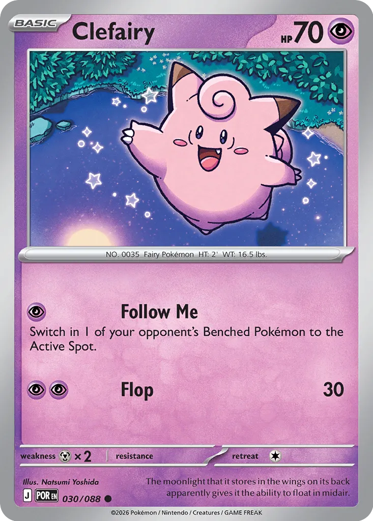 Clefairy - 030/088 - Common (Español LA)