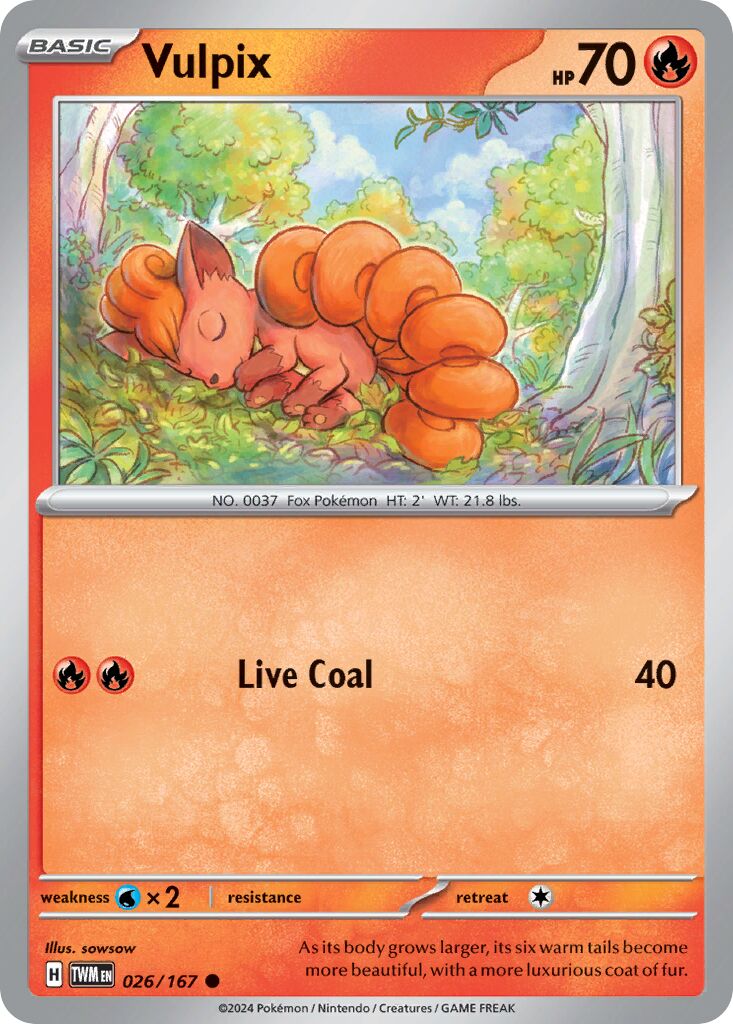 Vulpix - 026/167 - Common