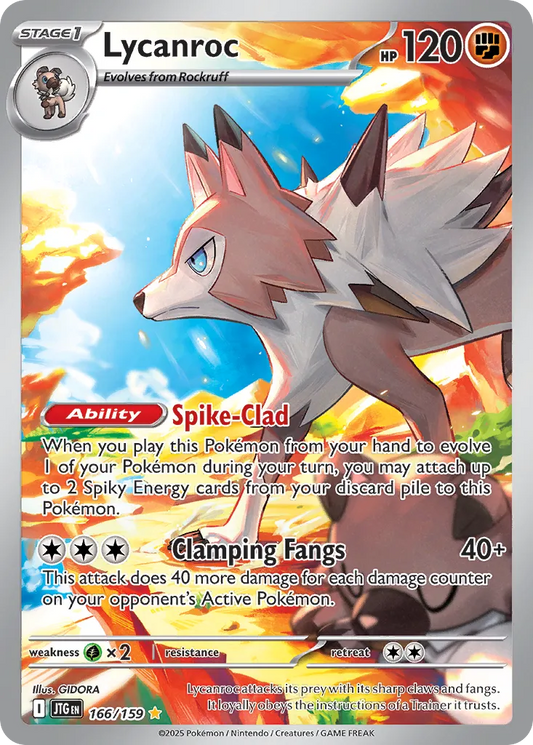 Lycanroc - 166/159 - Illustration Rare
