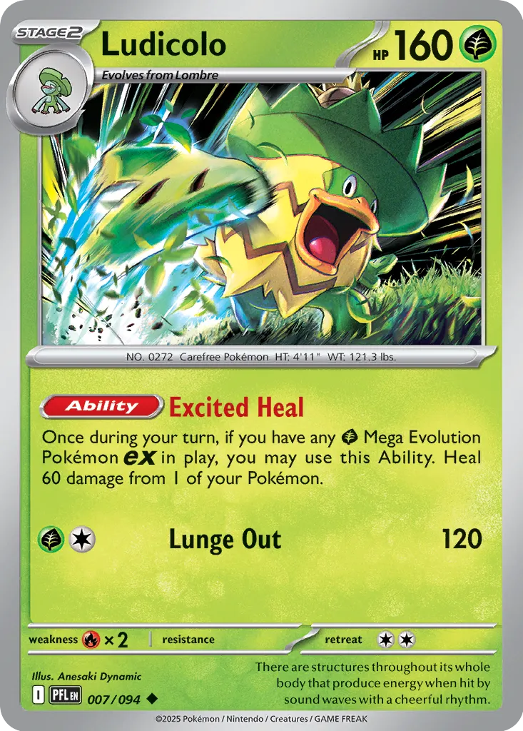 Ludicolo - 007/094 - Uncommon