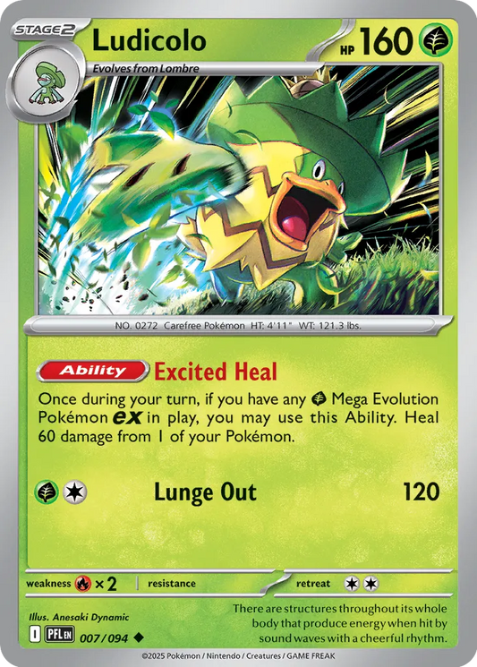 Ludicolo - 007/094 - Uncommon