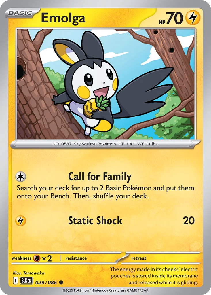 Emolga - 029/086 - Common