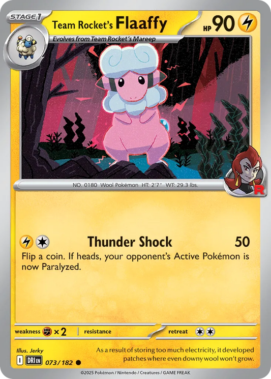 Team Rocket's Flaaffy - 073/182 - Common