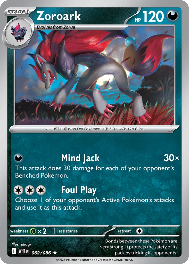 Zoroark - 062/086 - Rare