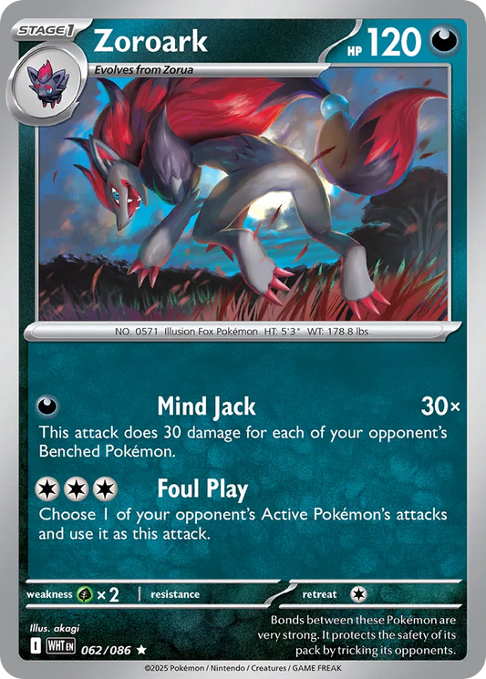 Zoroark - 062/086 - Rare