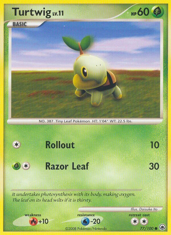 Turtwig - 77/100 - Common