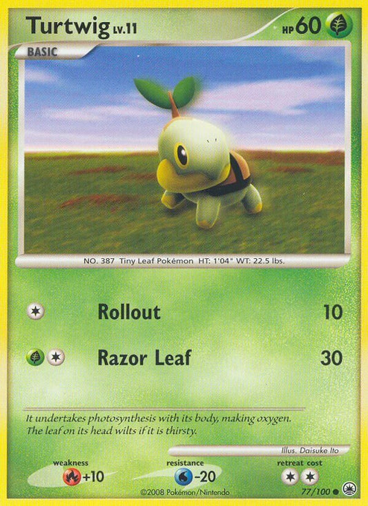 Turtwig - 77/100 - Common