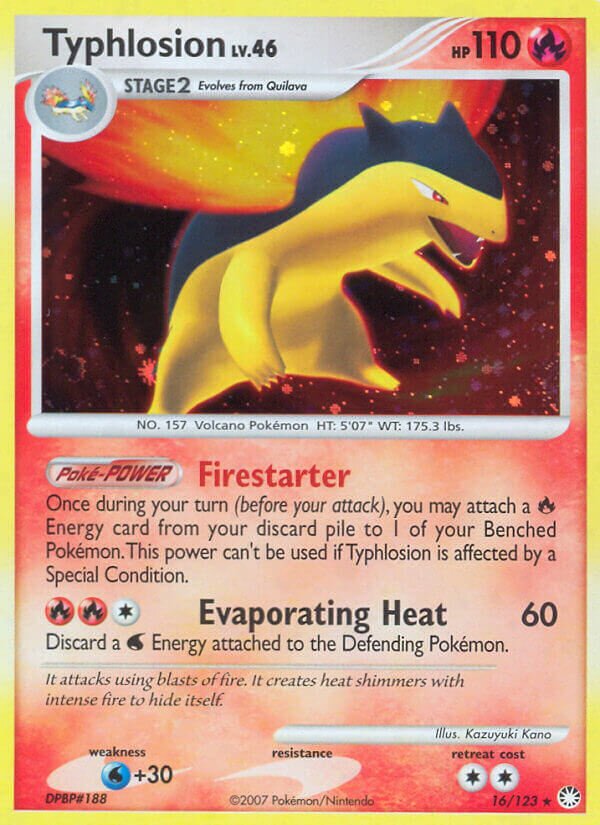 Typhlosion - 16/123 - Rare Holo