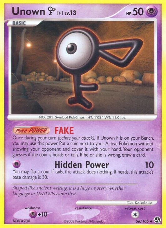 Unown F - 56/106 - Uncommon