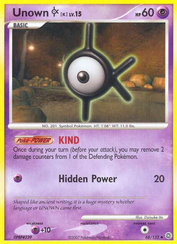 Unown K - 68/132 - Uncommon