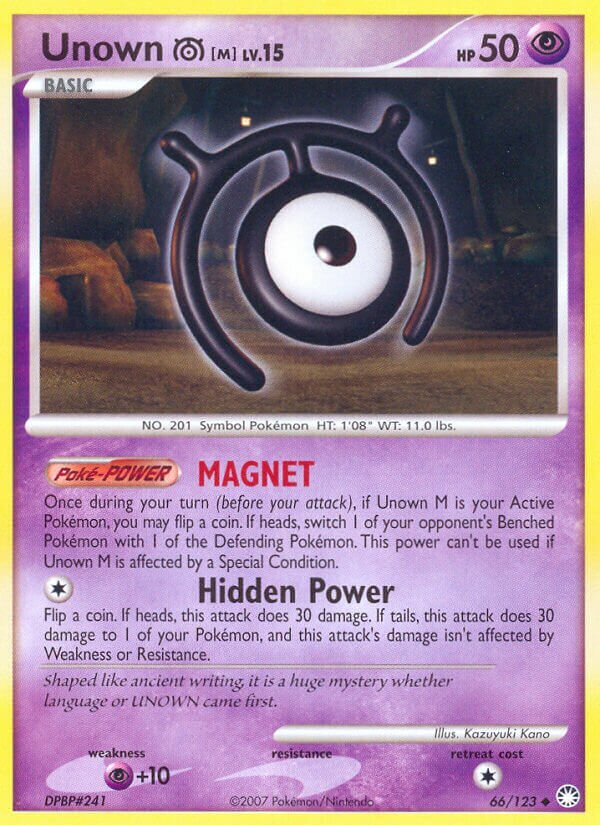 Unown M - 66/123 - Uncommon