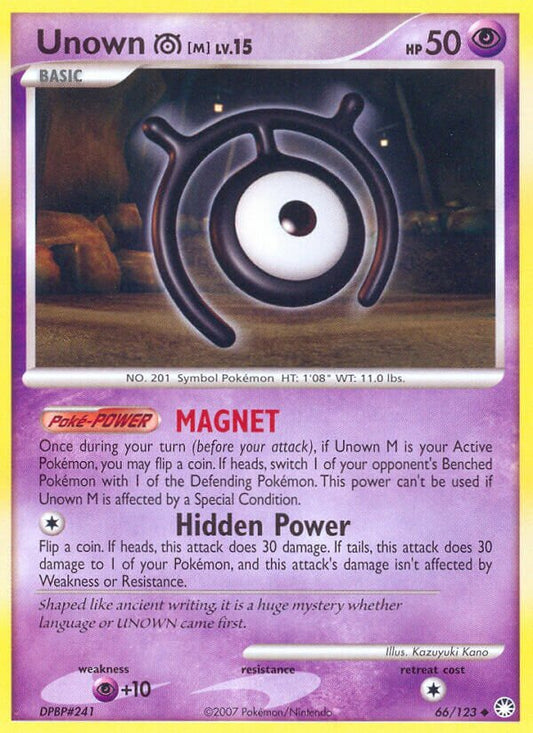 Unown M - 66/123 - Uncommon
