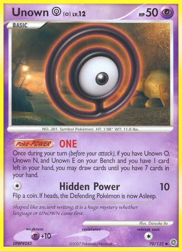 Unown O - 70/132 - Uncommon