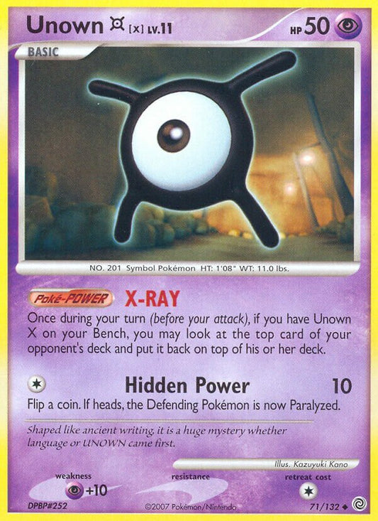 Unown X - 71/132 - Uncommon
