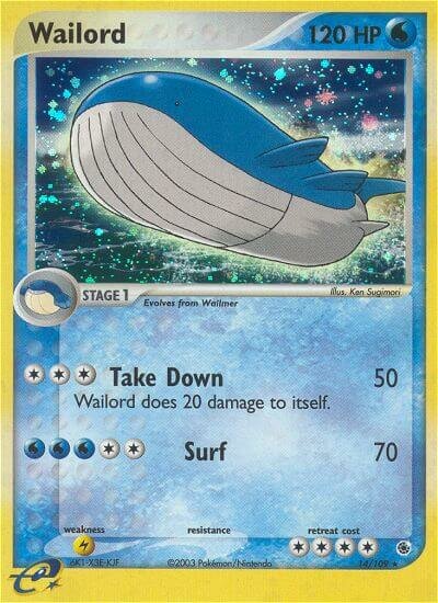 Wailord - 14/109 - Rare Holo