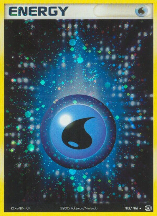 Water Energy - 103/106 - Rare Holo