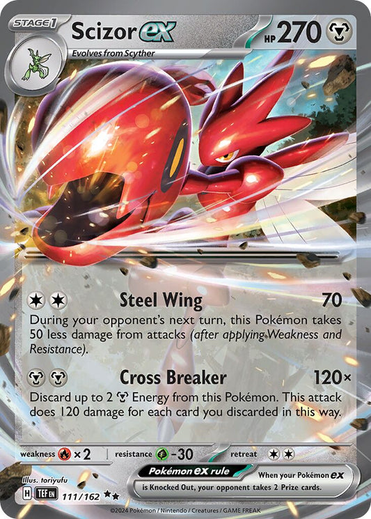 Scizor ex - 111/162 - Double Rare