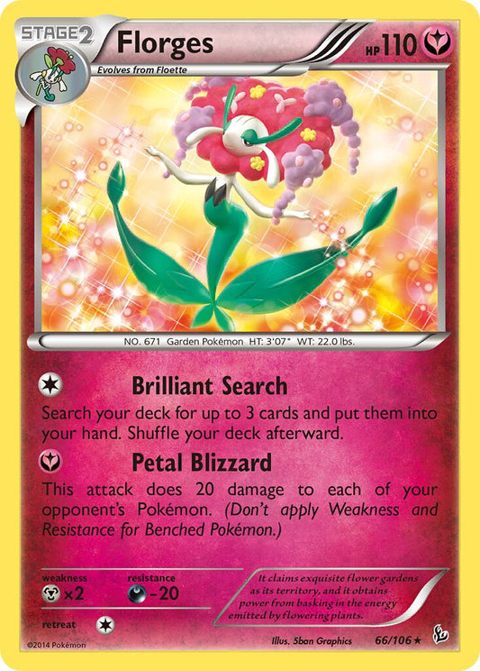 Florges - 66/106 - Rare Holo