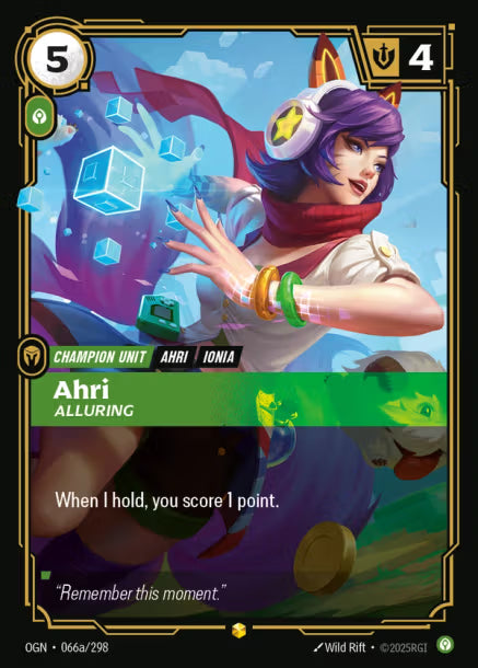 AHRI, ALLURING - OGN-066a/298 (Foil)