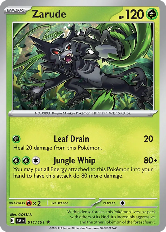 Zarude - 011/191 - Rare
