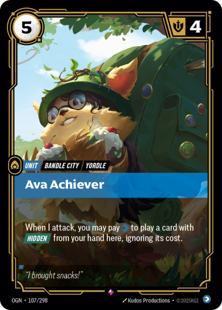 AVA ACHIEVER - OGN-107/298 (Foil)