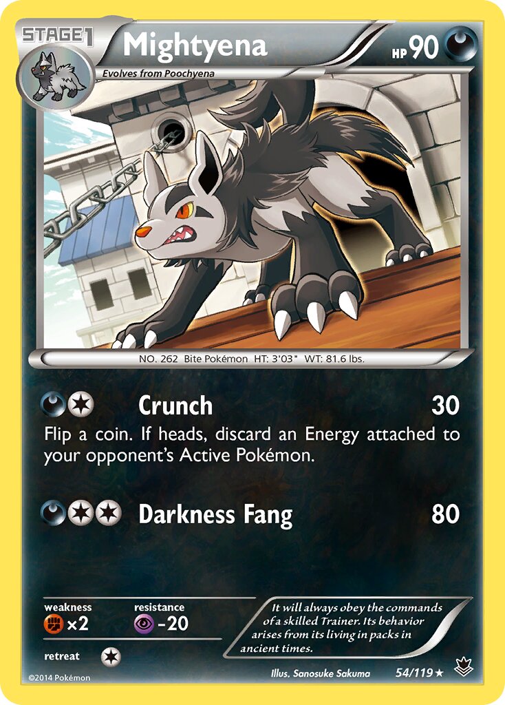 Mightyena - 54/119 - Rare