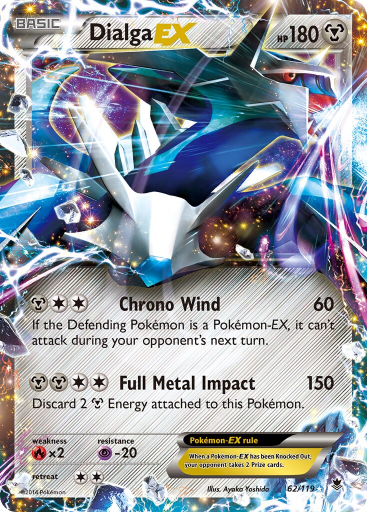 Dialga-EX - 62/119 - Rare Holo EX