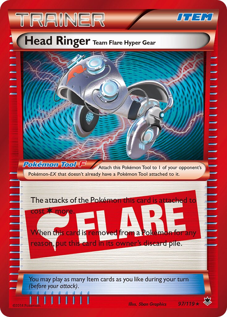 Head Ringer - 97/119 - Rare Holo