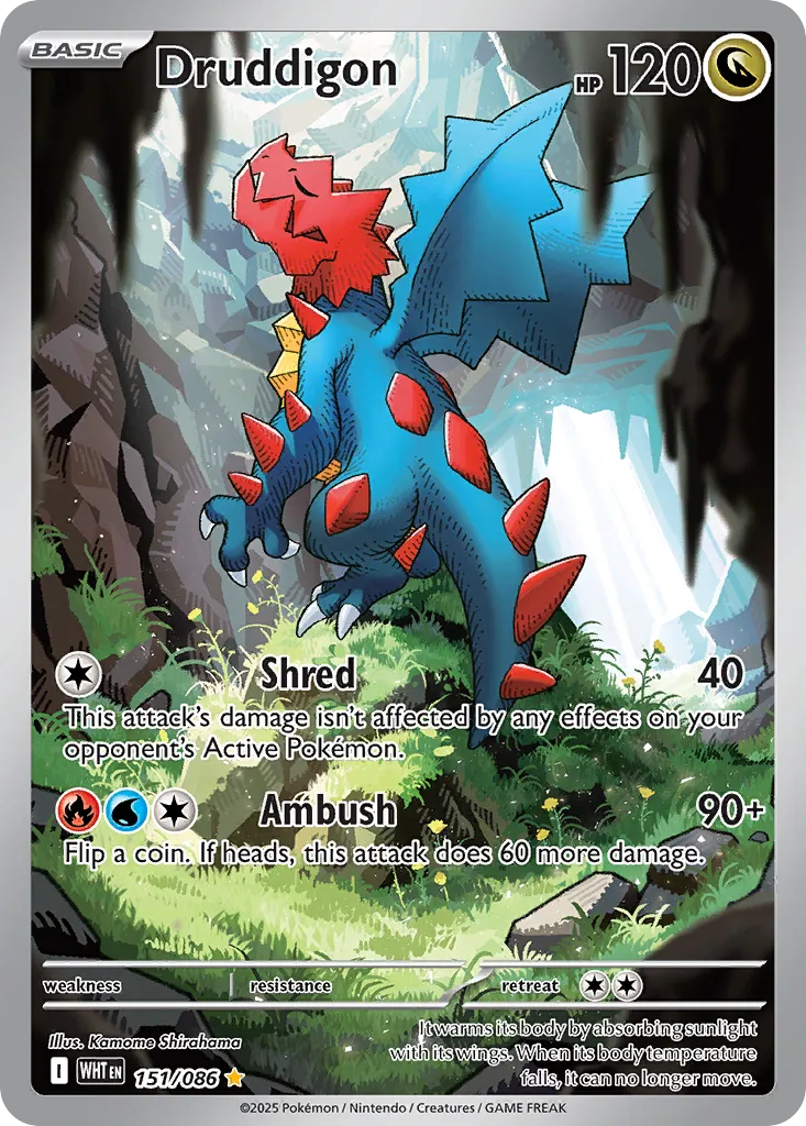 Druddigon - 151/086 - Illustration Rare