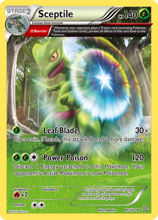 Sceptile - 9/160 - Rare Holo