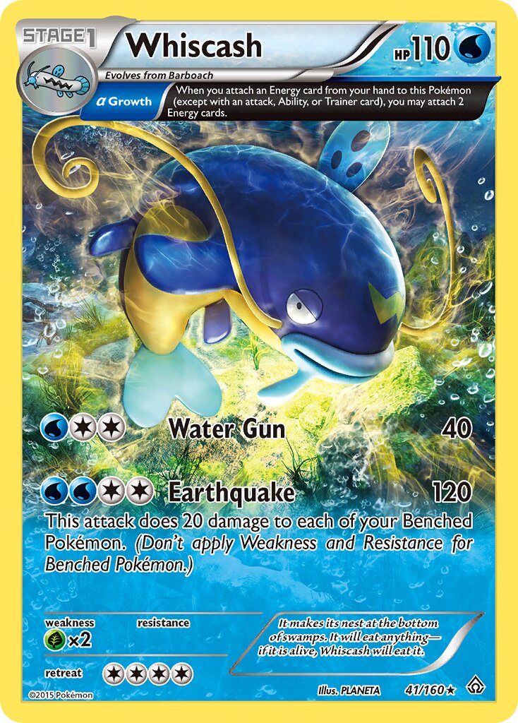Whiscash - 41/160 - Rare
