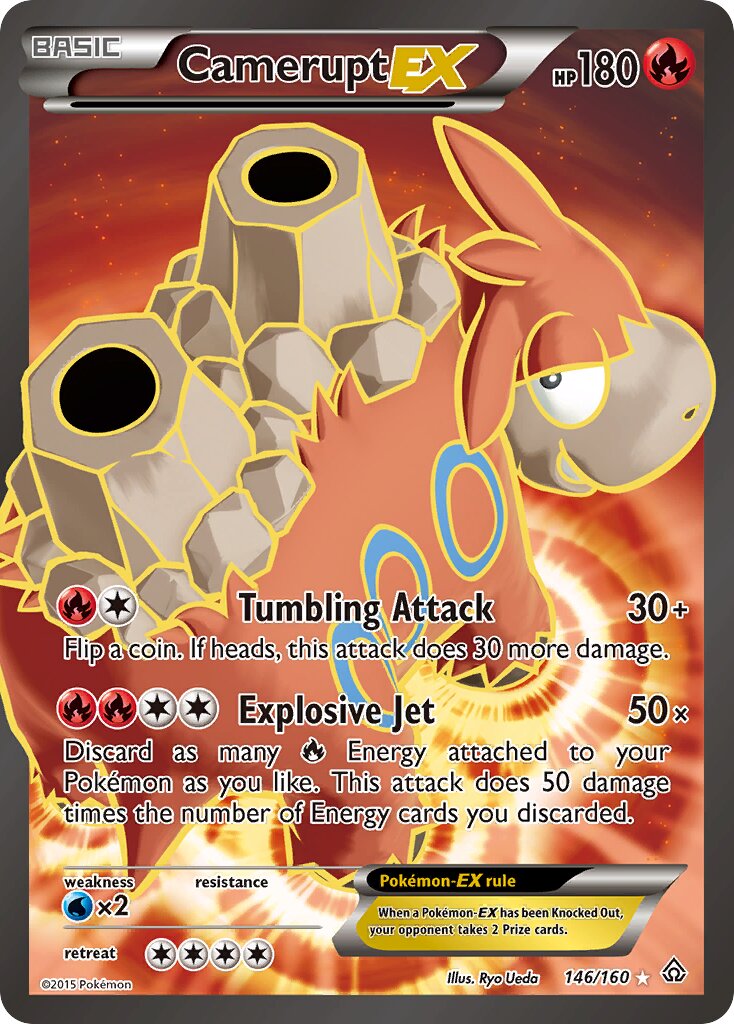 Camerupt-EX - 146/160 - Rare Ultra