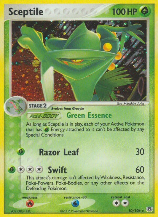 Sceptile - 10/106 - Rare Holo