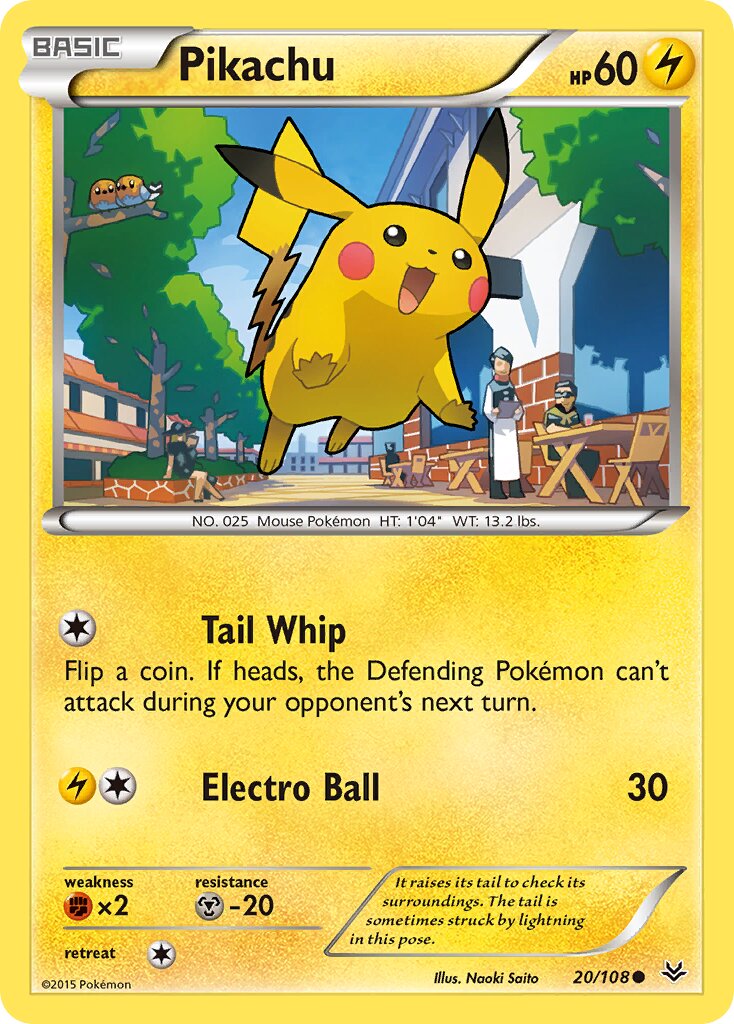 Pikachu - 20/108 - Common