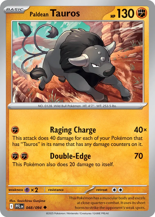 Paldean Tauros - 048/094 - Uncommon
