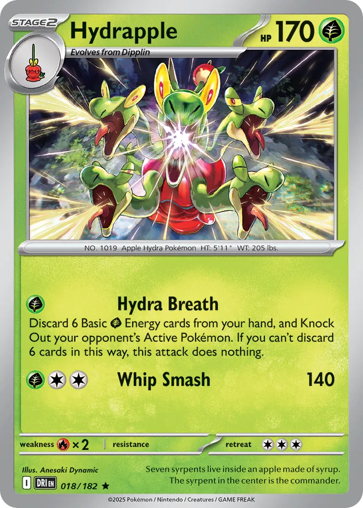 Hydrapple - 018/182 - Rare